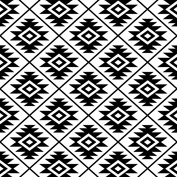 Aztec Styl Symbol BW